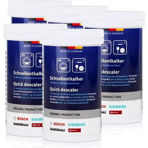 Bosch Détartrant lave-linge et lave-vaisselle - Pack de 5