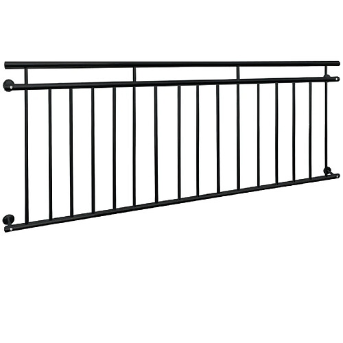 ECD Germany Garde-corps balcon noir
