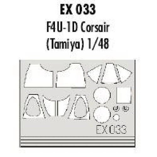 Eduard maquette avion F4U-1D Corsair - 1/48