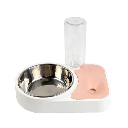 Gamelle automatique double - 500 ml - Rose