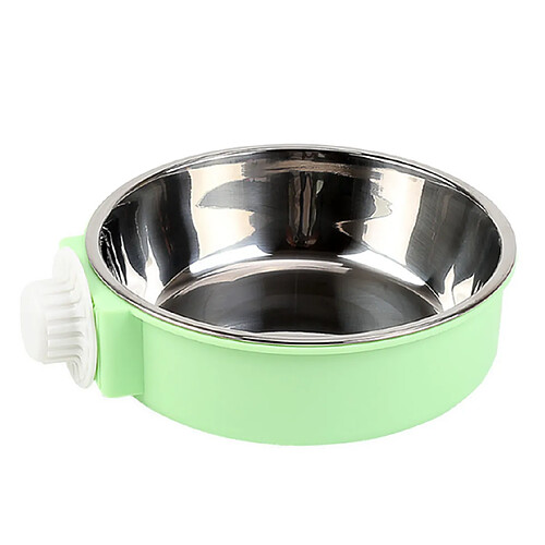 Bol pour Chien Suspendu Acier Inoxydable Vert