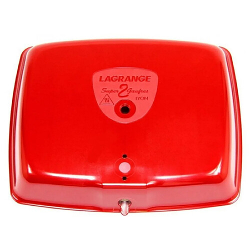 Lagrange Capot pour gaufrier Super 2 - Rouge