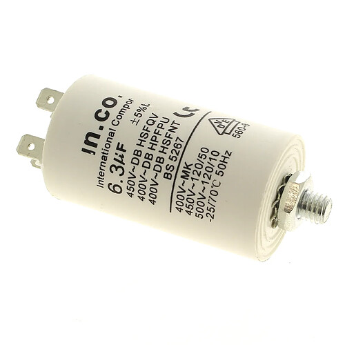 Arthur martin Condensateur pour hotte 6,3 µF 400 V