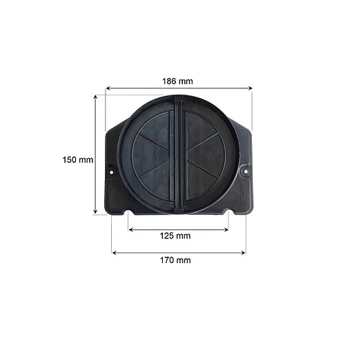 Electrolux Connecteur de sortie d’air pour hotte