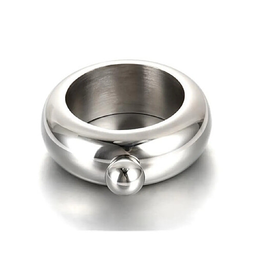 Flacon bracelet en acier inoxydable - Argent