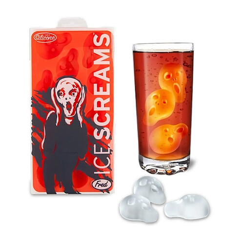 Totalcadeau Moule à glaçons fantômes - Silicone