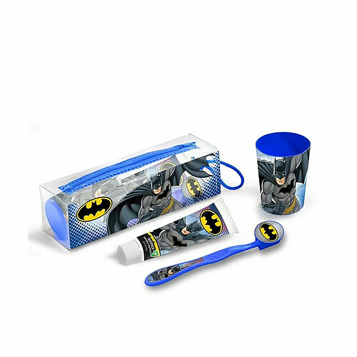 Cartoon coffret soins dentaires enfant Batman - 4 pièces