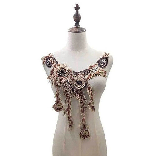 Wewoo Applique broderie fleur 3D pour vêtements