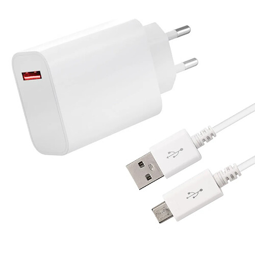 Chargeur Secteur 33W USB2 Huawei Matepad - Blanc Visiodirect