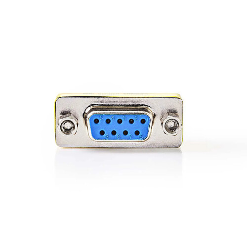 Nedis Coupleur Sub-D 9 broches femelle/femelle - Métal