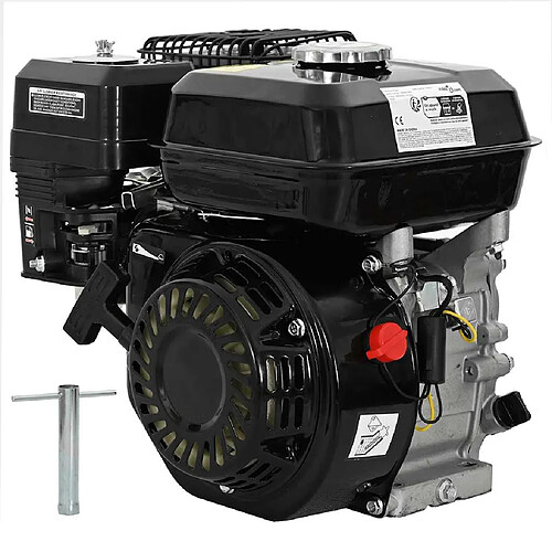 vidaXL Moteur à essence 6,5 CH - Noir