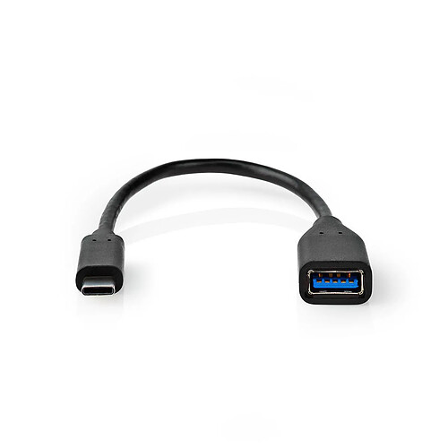 Nedis Câble adaptateur USB-C mâle vers femelle - 0,2 m