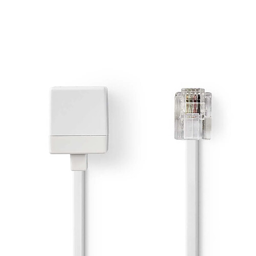 Nedis Rallonge téléphonique RJ11 - 10 m