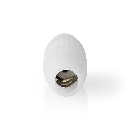 Nedis Raccord de câble coaxial d’antenne - Blanc