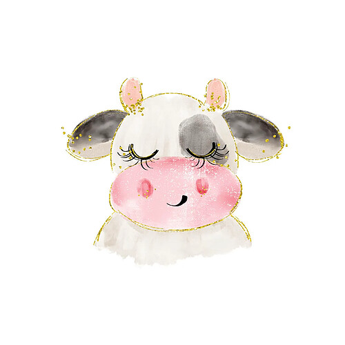 Crochetts Feuille Vache - 30 x 42 x 1 cm