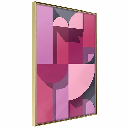 Paris prix Pink Geometry - 21 cm