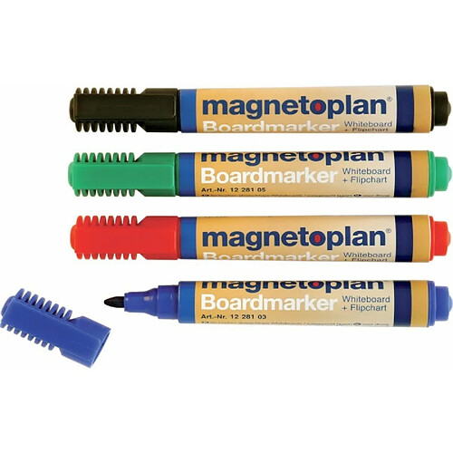 Magnetoplan Lot de marqueurs - 4 pièces