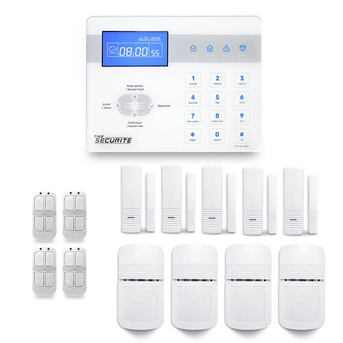 Tike Securite Alarme Maison Sans Fil ICE-Bi18