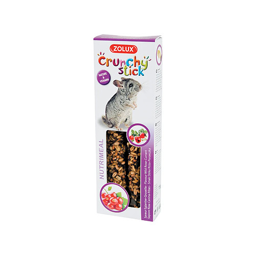 Zolux Crunchy Stick Chinchilla - Eglantine/Groseilles