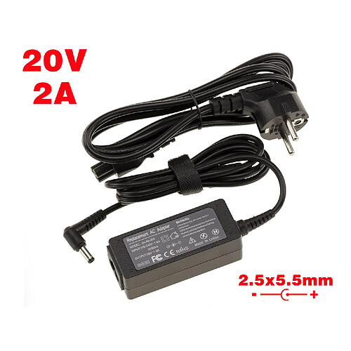 Kalea-Informatique Kalea_informatique Alim PC 20V 2A 2.5x5.5mm 40W