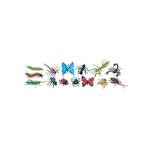 Safari Figurines animaux – tube insectes