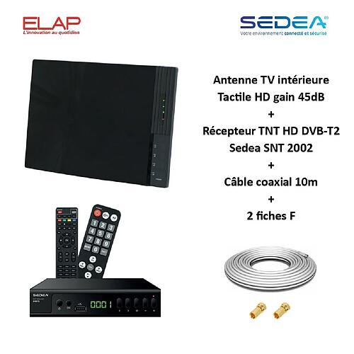Elap TNT Intérieure HD VHF UHF
