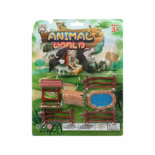 Big buy Set de figurines animaux sauvages