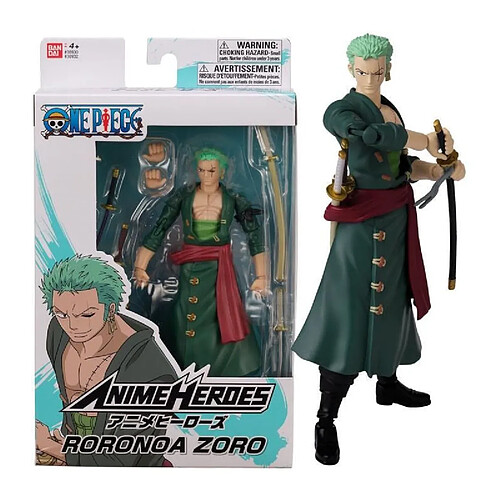 Bandai figurine Anime Heroes One Piece Zoro