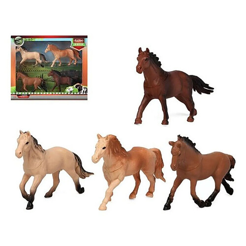 Fun Figurines animaux chevaux - lot de 4