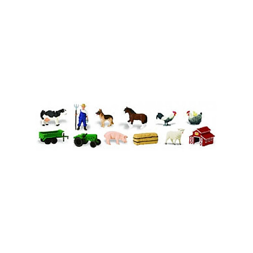 Safari Tube figurines animaux ferme
