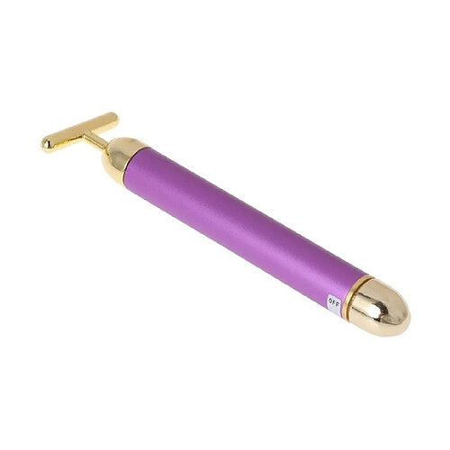 Wewoo Rouleau de massage facial électrique - Violet
