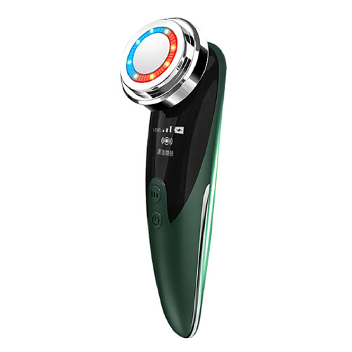 Chrono masseur visage LED radio mésothérapie - Vert