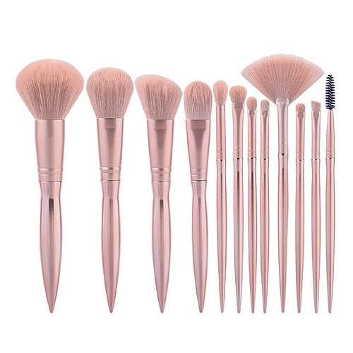 Set de pinceaux de maquillage – 12 pièces