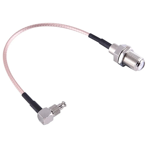 Wewoo Câble F Femelle à TS9 + CRC9 RG316 - 15cm