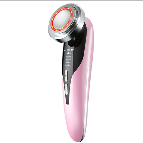Chrono Masseur facial anti-âge LED - Rose