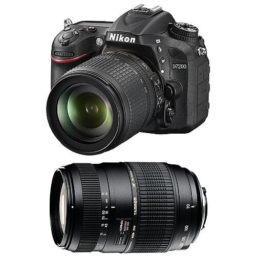 NIKON D7200 + AF-S DX 18-105mm 3.5-5.6G ED VR + TAMRON 70-300mm DI