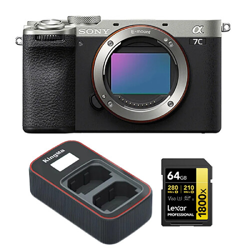 Sony Alpha 7C II - Argent et noir