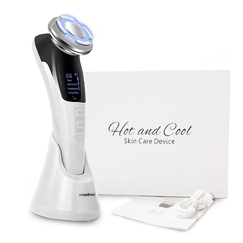 Masseur facial EMS à lumière LED