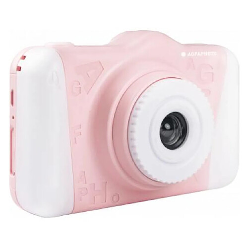 AGFAPHOTO Appareil Photo Numérique REALIKIDS CAM 2 Ecran LCD 3.5'' Blanc / Rose