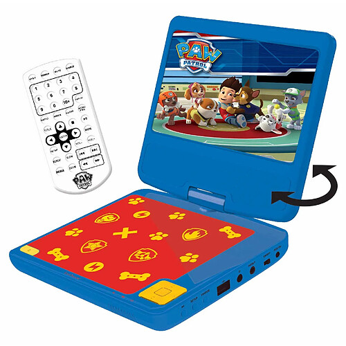 LEXIBOOK Lecteur DVD Portable 7'' Pat' Patrouille