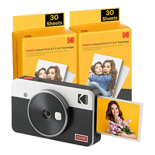 Kodak Mini Shot 2 Retro - Blanc