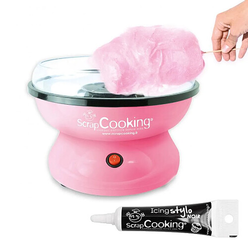 Scrapcooking Machine à barbe à papa - Rose