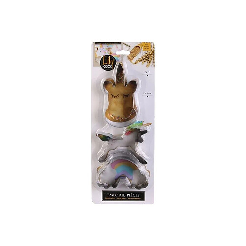 Lily cook emporte-pièce licorne - Inox