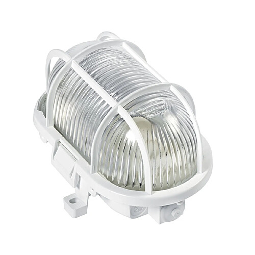 aric Hublot ovale culot E27 - Blanc