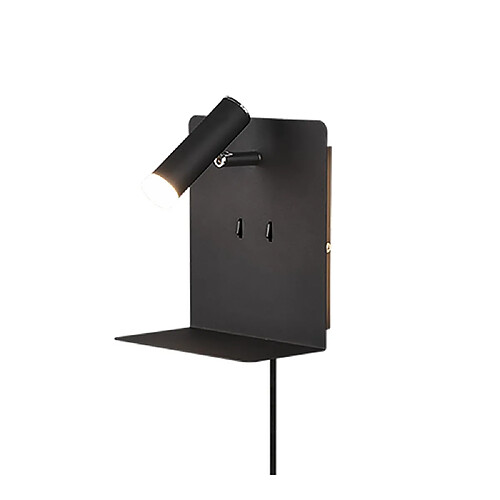 Lumière Lampe de Lecture USB 3000K - Noir Mat