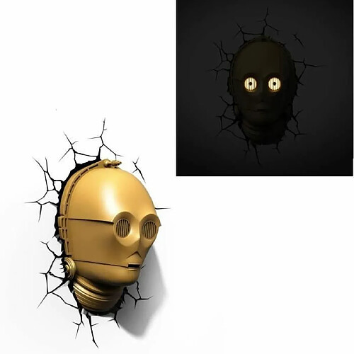 Philips - STAR WARS Lampe Décorative 3D C-3PO