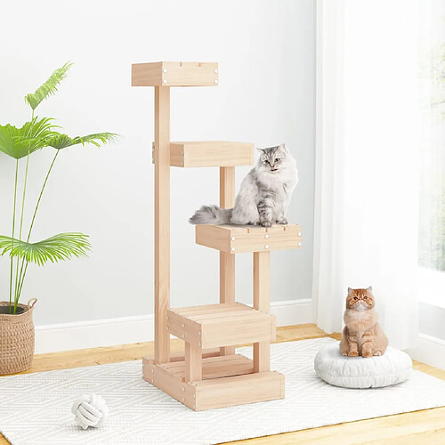 vidaXL Arbre à chat Bois de pin 103 cm