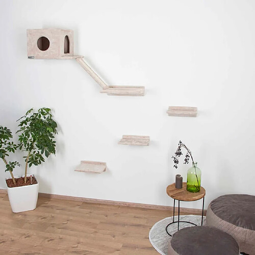 Kerbl Mur d'escalade pour chats Beige