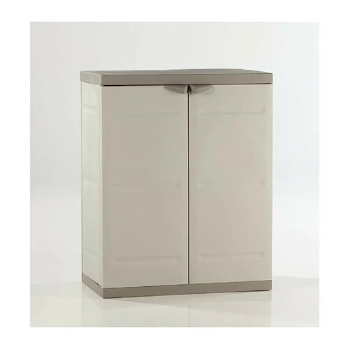 PLASTIKEN Armoire basse Titanium