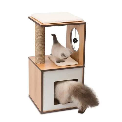 Vesper Arbre à chat V-box - 72,5 cm - Multicolore